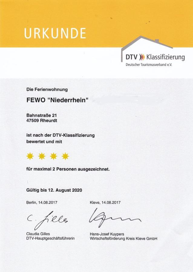 Ferienwohnung Niederrhein Rheurdt Esterno foto